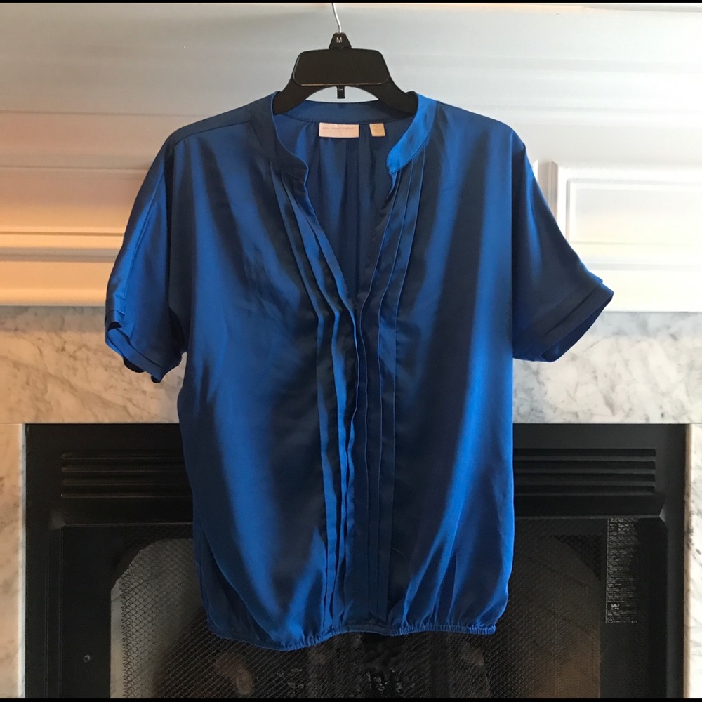 V-neck Polyester Blouse